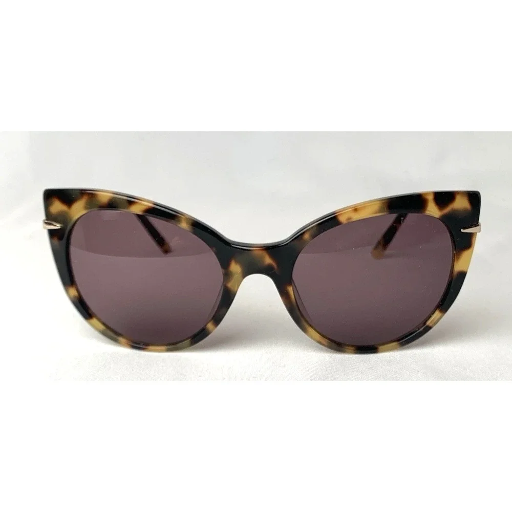 Ted Baker Sunglasses Womens Tortoise Shell Cateye Tbw053 Goldtone 52-19-140